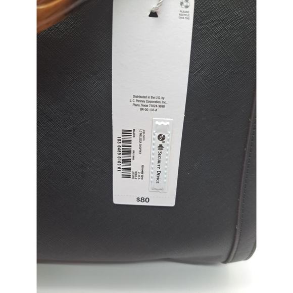 Liz Claiborne Melissa Shopper Black Retail $80 - Picture 3 of 11
